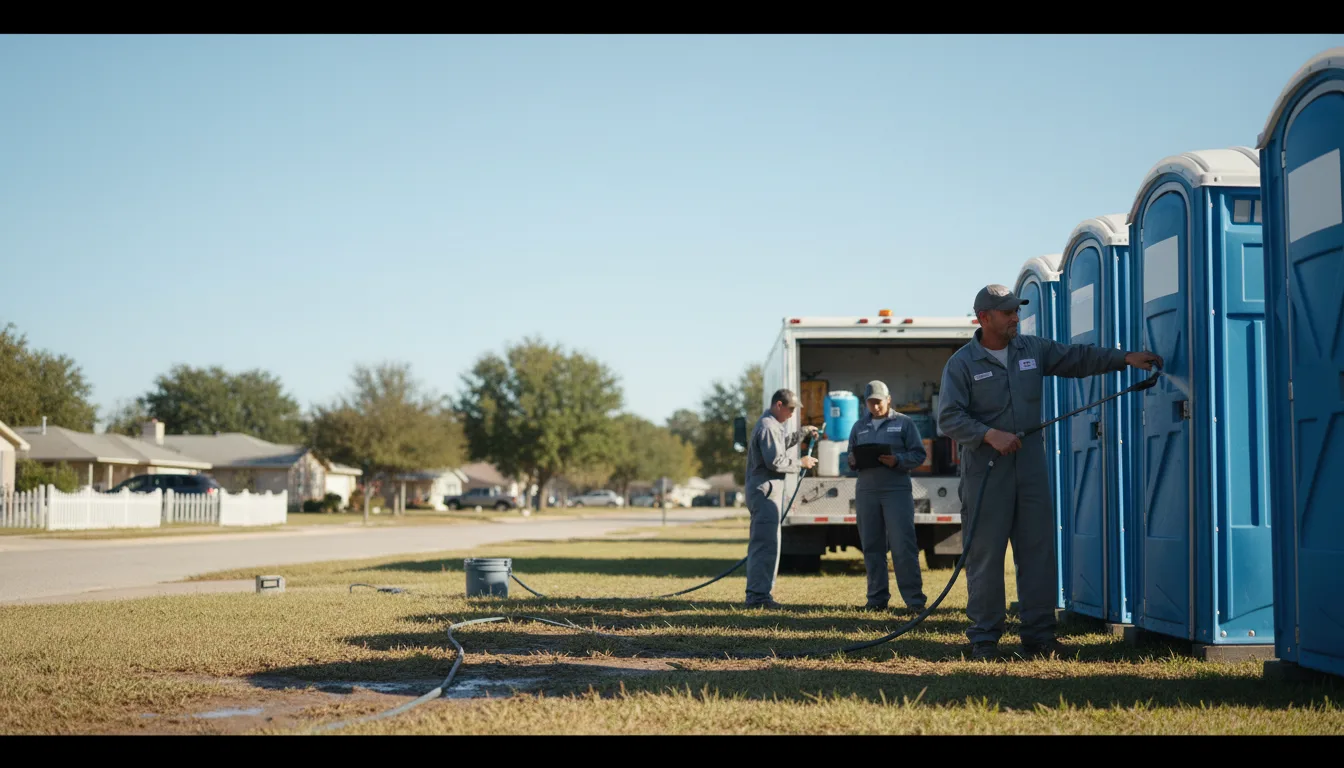 Long-Term Portable Toilet Rental in Gilmore, AR near me